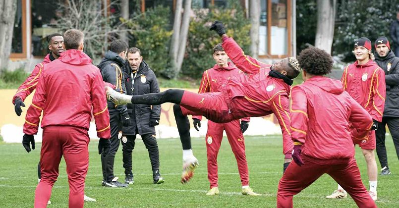 Galatasaray, Fenerbahçe derbisi hazırlıklarını sürdürdü