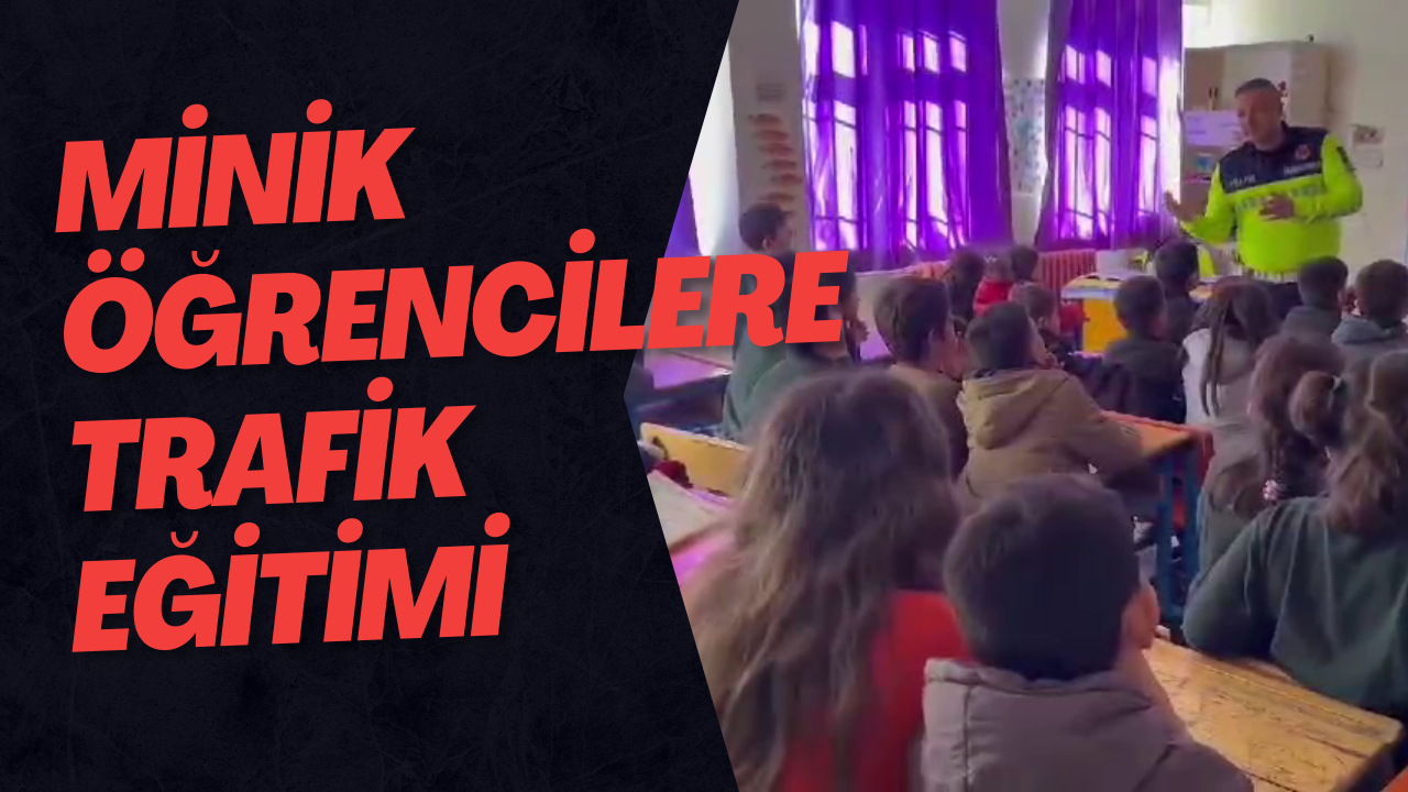 Minik Öğrencilere Trafik Eğitimi