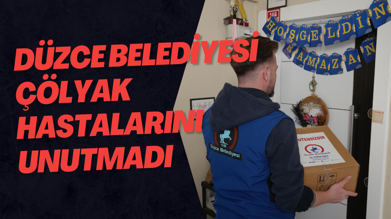 Düzce Belediyesi Çölyak Hastalarını Unutmadı