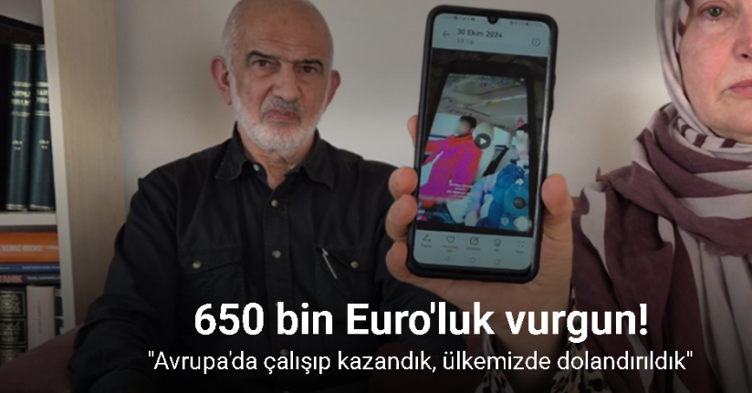 İstanbul’da 650 bin Euro’luk telefon vurgunu