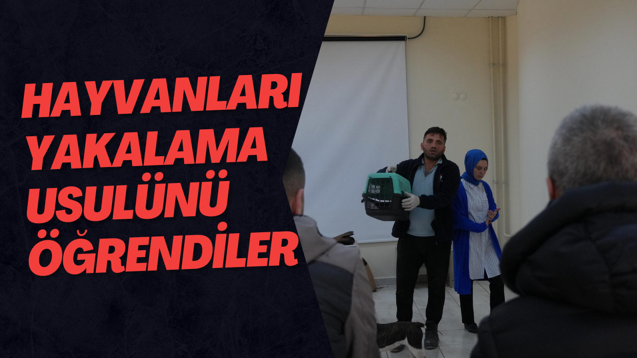 Hayvanları Yakalama Usulünü Öğrendiler