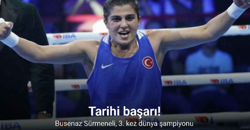 Busenaz Sürmeneli, 3. kez dünya şampiyonu