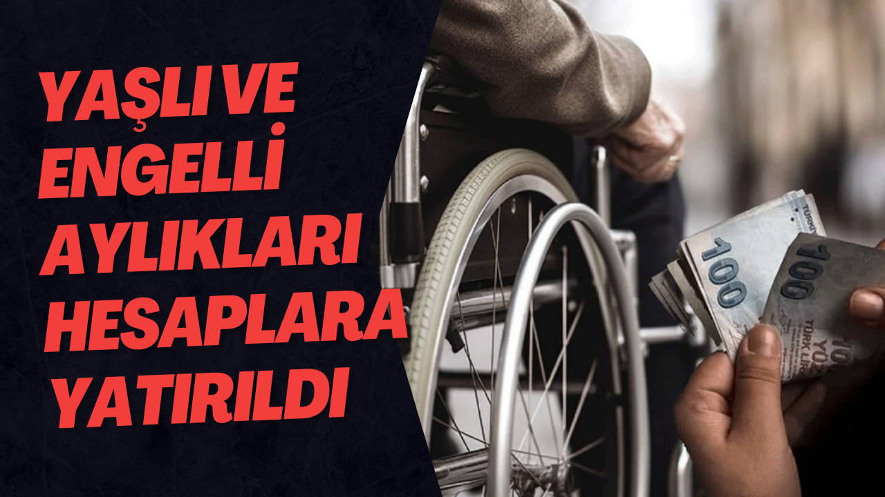 Yaşlı Ve Engelli Aylıkları Hesaplara Yatırıldı
