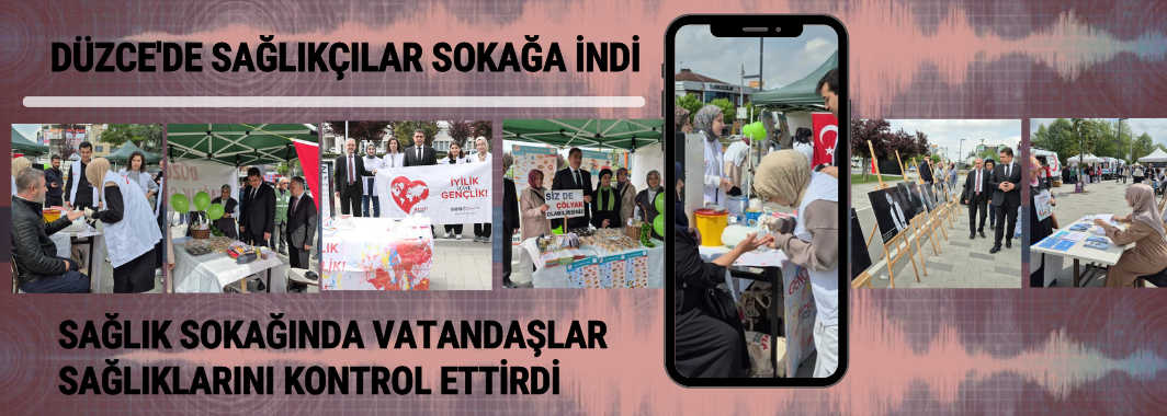 Düzce'de Sağlıkçılar Sokağa İndi