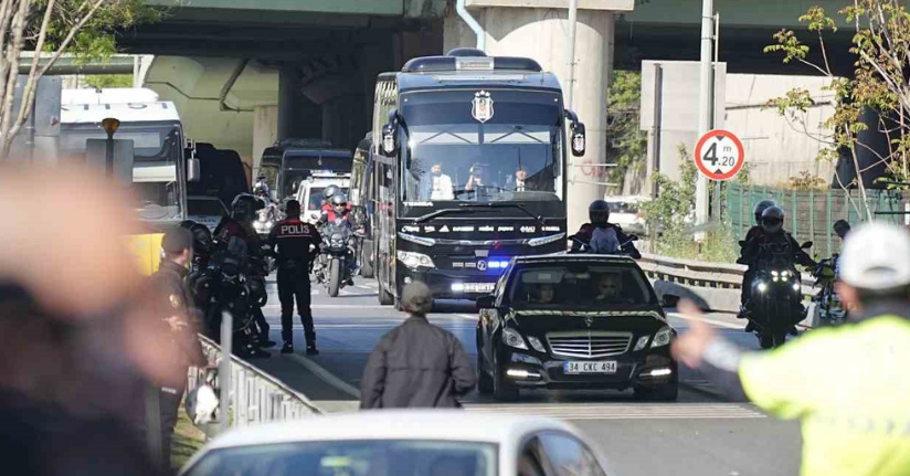 Beşiktaş, derbi için Ülker Stadyumu’na geldi