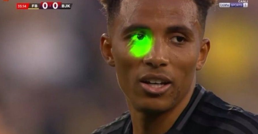 Gedson Fernandes'e lazer tutan taraftar gözaltına alındı