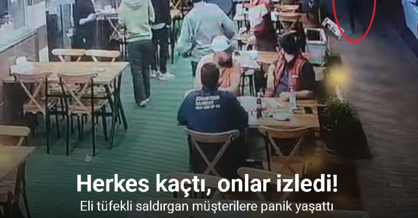 Herkes kaçtı, onlar izledi