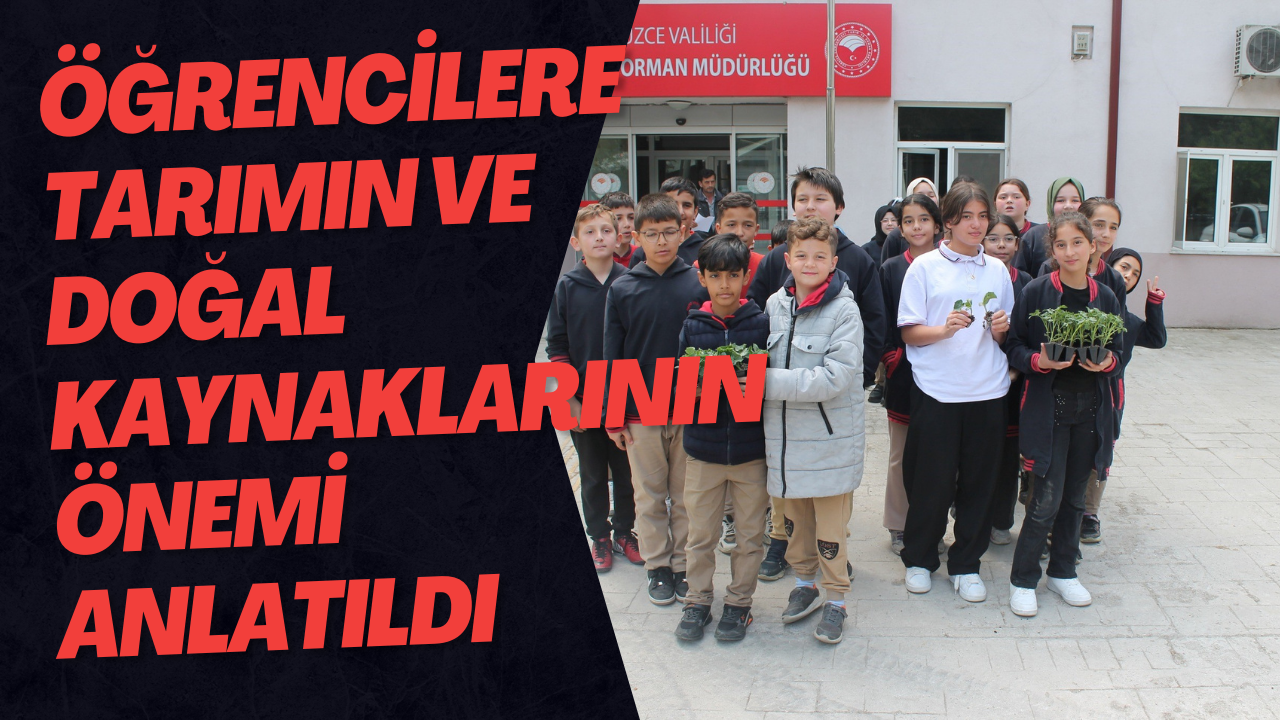 Öğrencilere Tarımın Ve Doğal Kaynaklarının Önemi Anlatıldı
