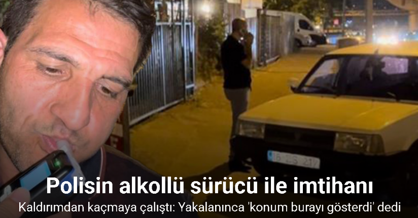 Bursa’da alkollü sürücüden ile ilginç diyaloglar