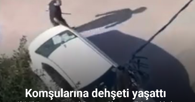 Büyükçekmece’de ‘gürültü yaptınız’ diyen sopalı adam, komşularına dehşeti yaşattı