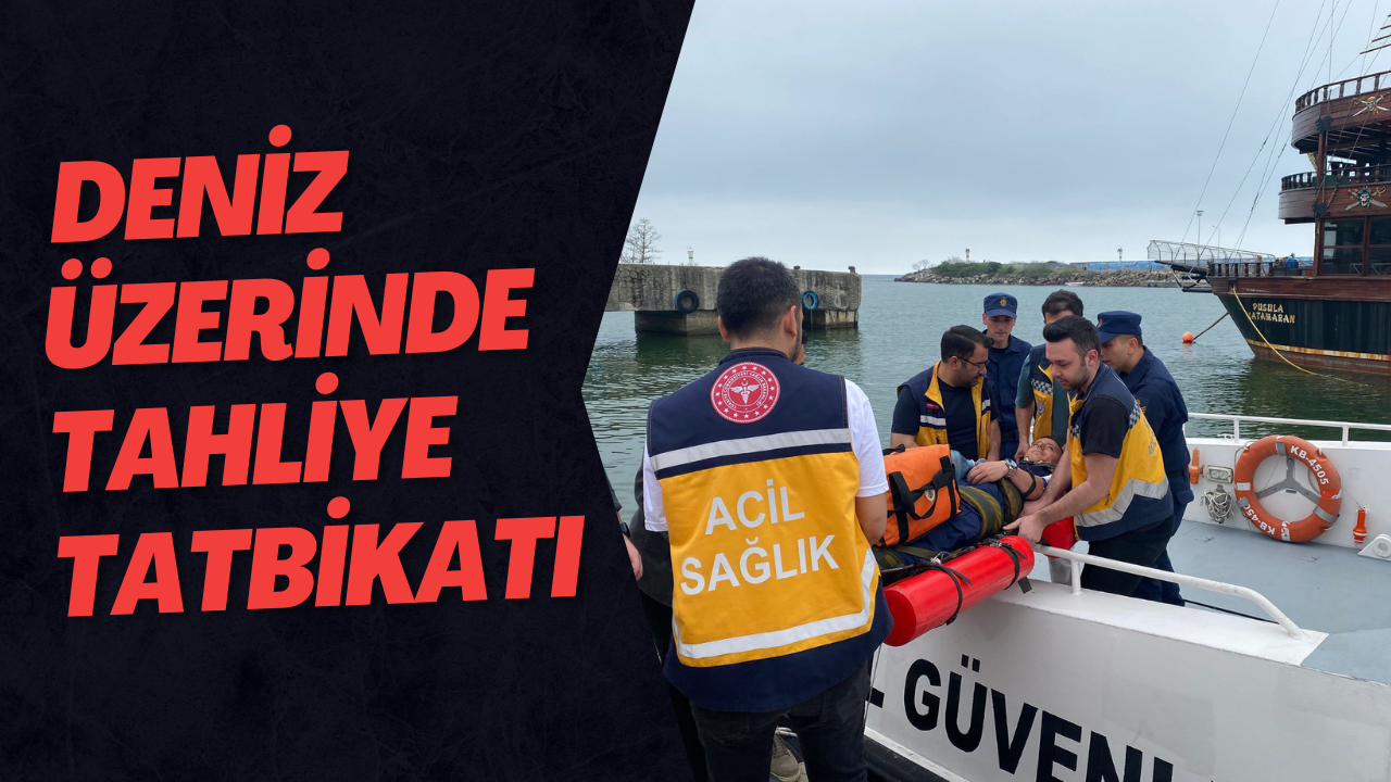 Deniz Üzerinde Tahliye Tatbikatı