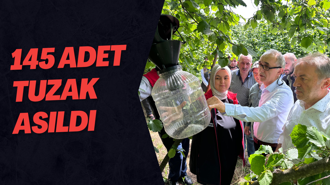 145 Adet Tuzak Asıldı