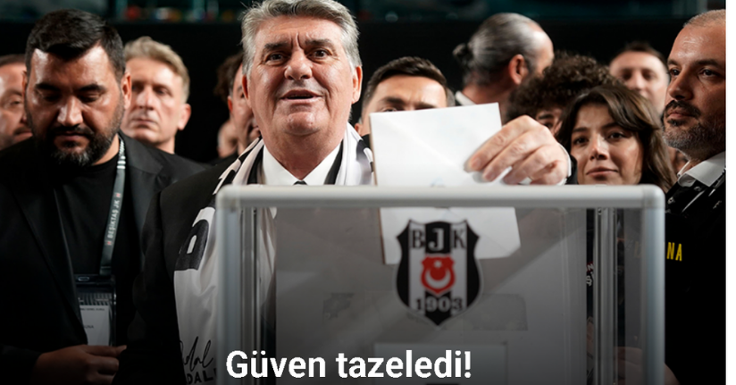 Beşiktaş’ta Serdal Adalı yeniden başkan seçildi