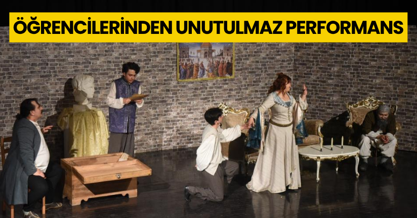 Öğrencilerinden unutulmaz performans