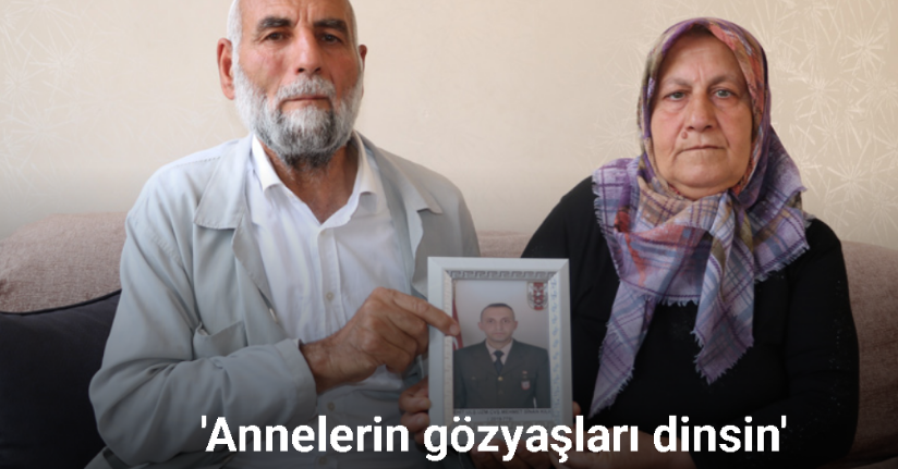 Şehit ailesinden ‘Terörsüz Türkiye’ sürecine tam destek