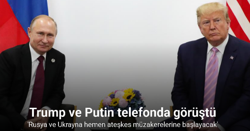 Trump ve Putin telefonda görüştü