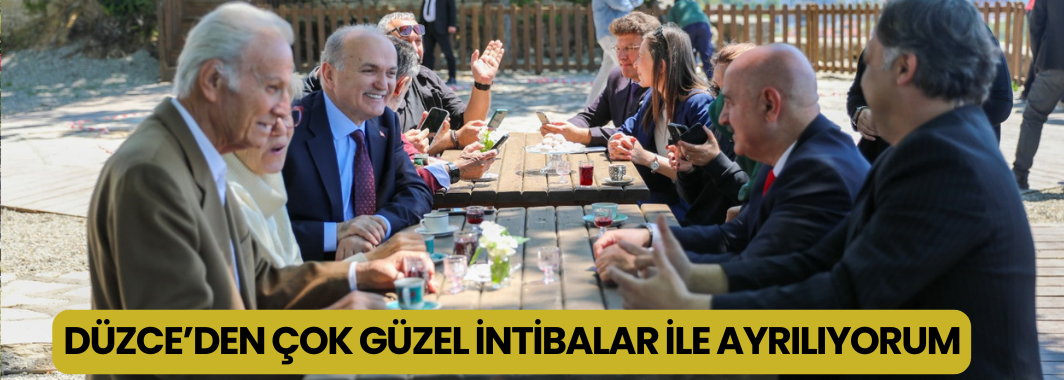 Yeşilçam’ın usta ismi Ediz Hun, Düzce'ye Hayran Kaldı