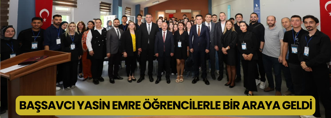 Başsavcı Yasin Emre Öğrencilerle Bir Araya Geldi
