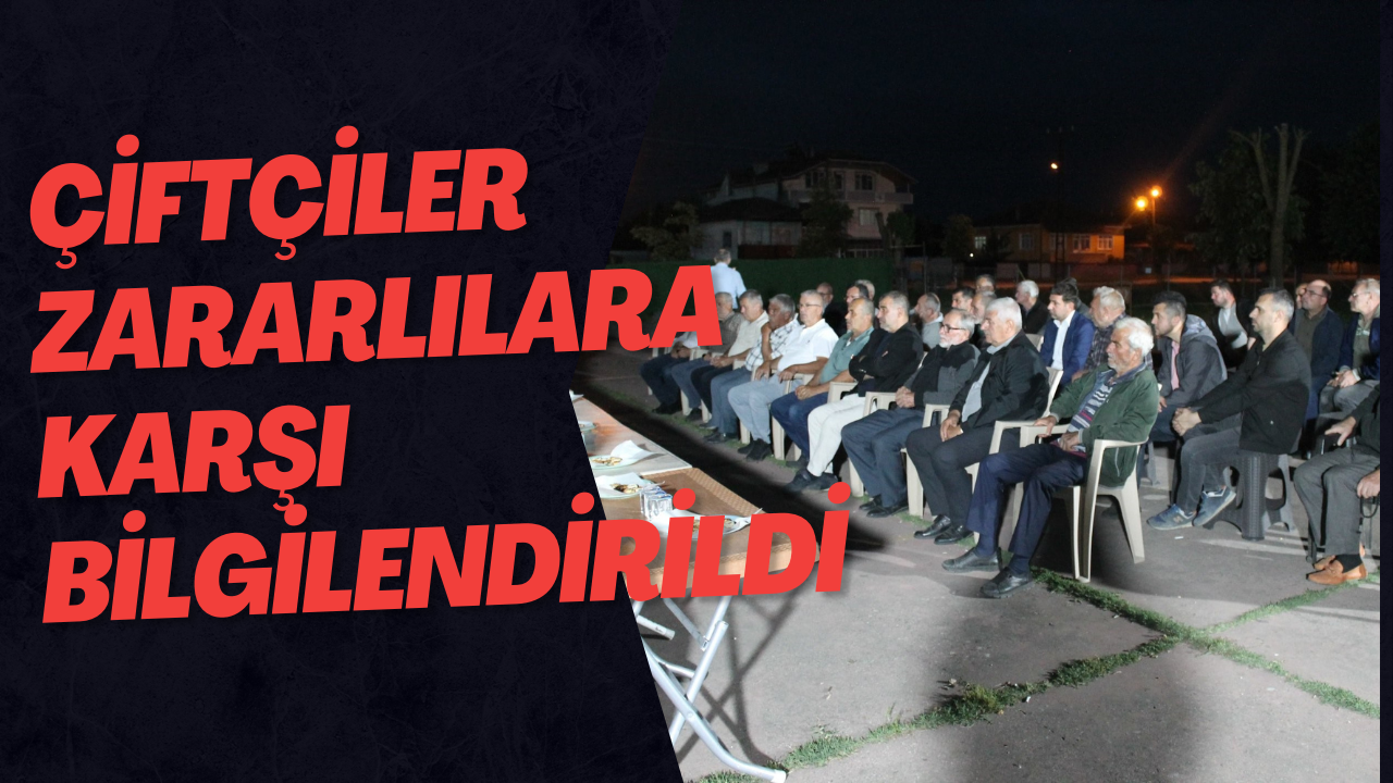 Çiftçiler Zararlılara Karşı Bilgilendirildi