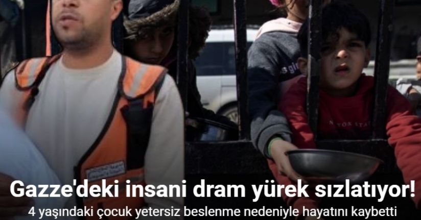 Gazze’de 4 yaşındaki çocuk yetersiz beslenme nedeniyle hayatını kaybetti