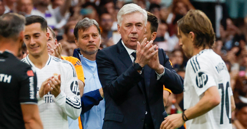 Ancelotti ve Modric, Real Madrid’e galibiyetle veda etti