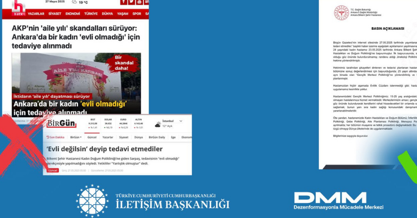 İletişim Başkanlığı, evli olmadığı gerekçesiyle bir hastanın tedavisinin yapılmadığı iddiasını yalanladı