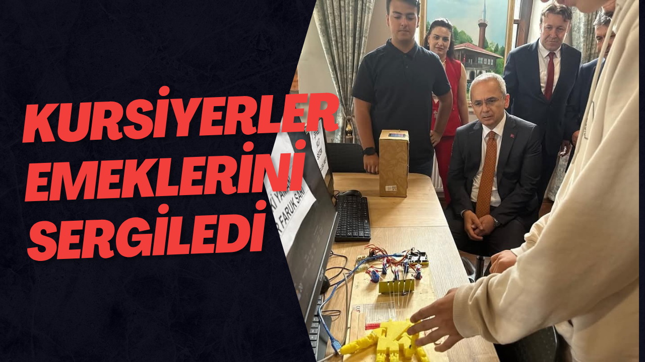 Kursiyerler Emeklerini Sergiledi