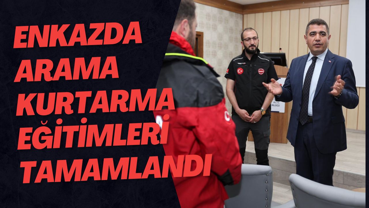 Enkazda Arama Kurtarma Eğitimleri Tamamlandı