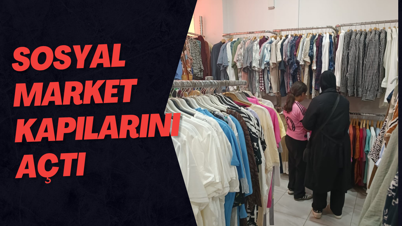 Sosyal Market Kapılarını Açtı