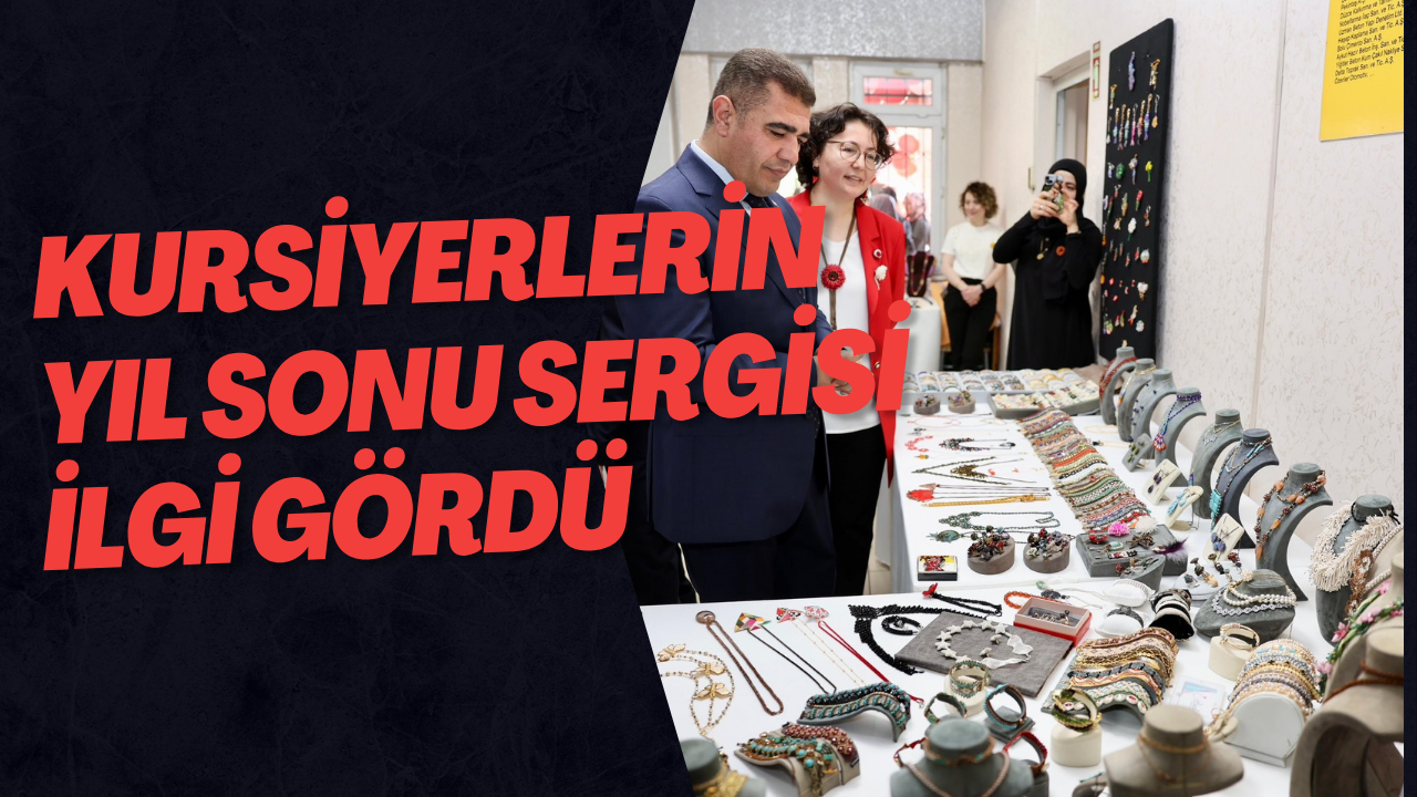 Kursiyerlerin Yıl Sonu Sergisi İlgi Gördü