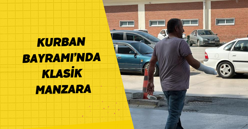 Kurban Bayramı’nda klasik manzara: Acemi kasaplar yine sahnede