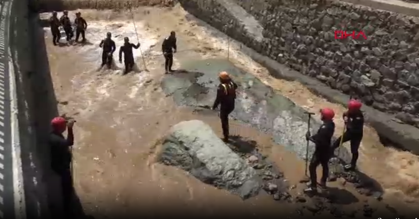 Selde kaybolan kişiyi arama çalışmalarında 4’üncü gün