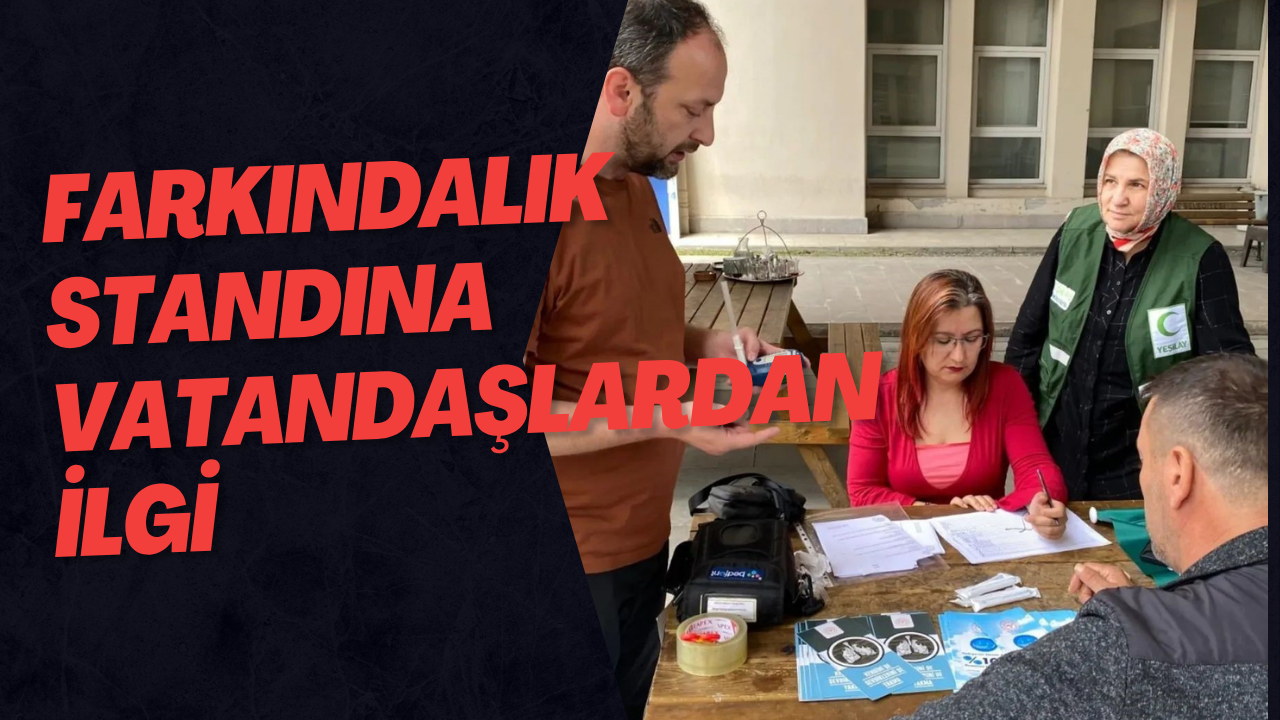 Farkındalık Standına Vatandaşlardan İlgi