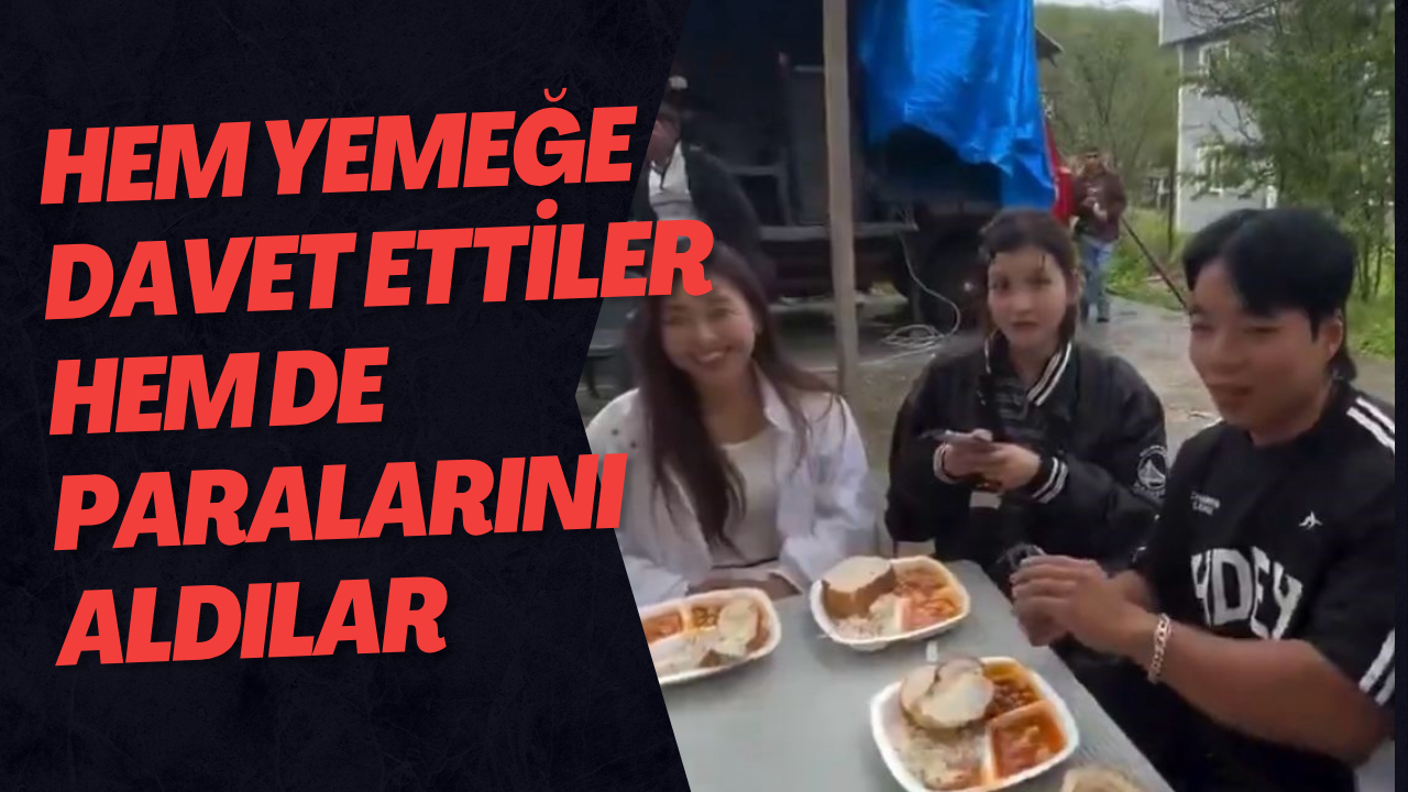 Hem Yemeğe Davet Ettiler Hem De Paralarını Aldılar