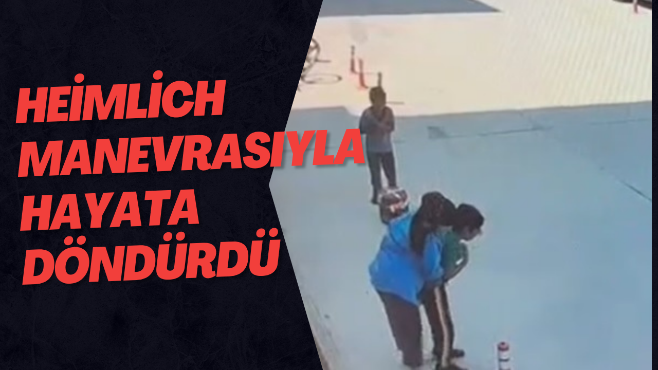 Heimlich Manevrasıyla Hayata Döndürdü