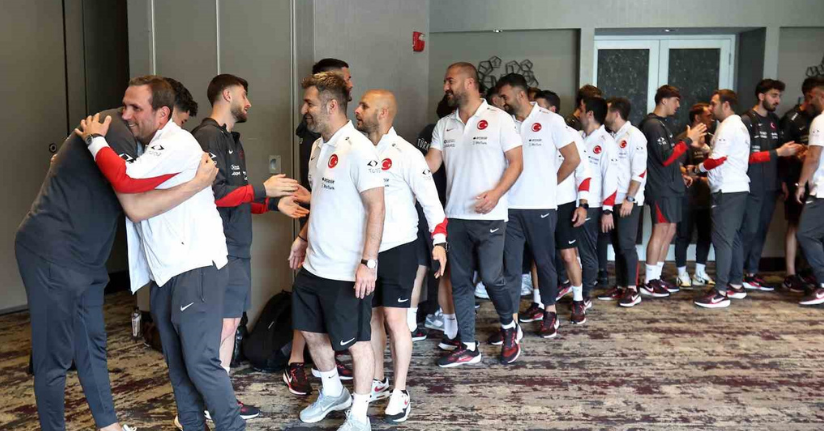 A Milli Takım’da bayramlaşma töreni yapıldı