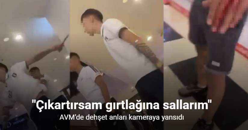 AVM’de dehşet anları: 