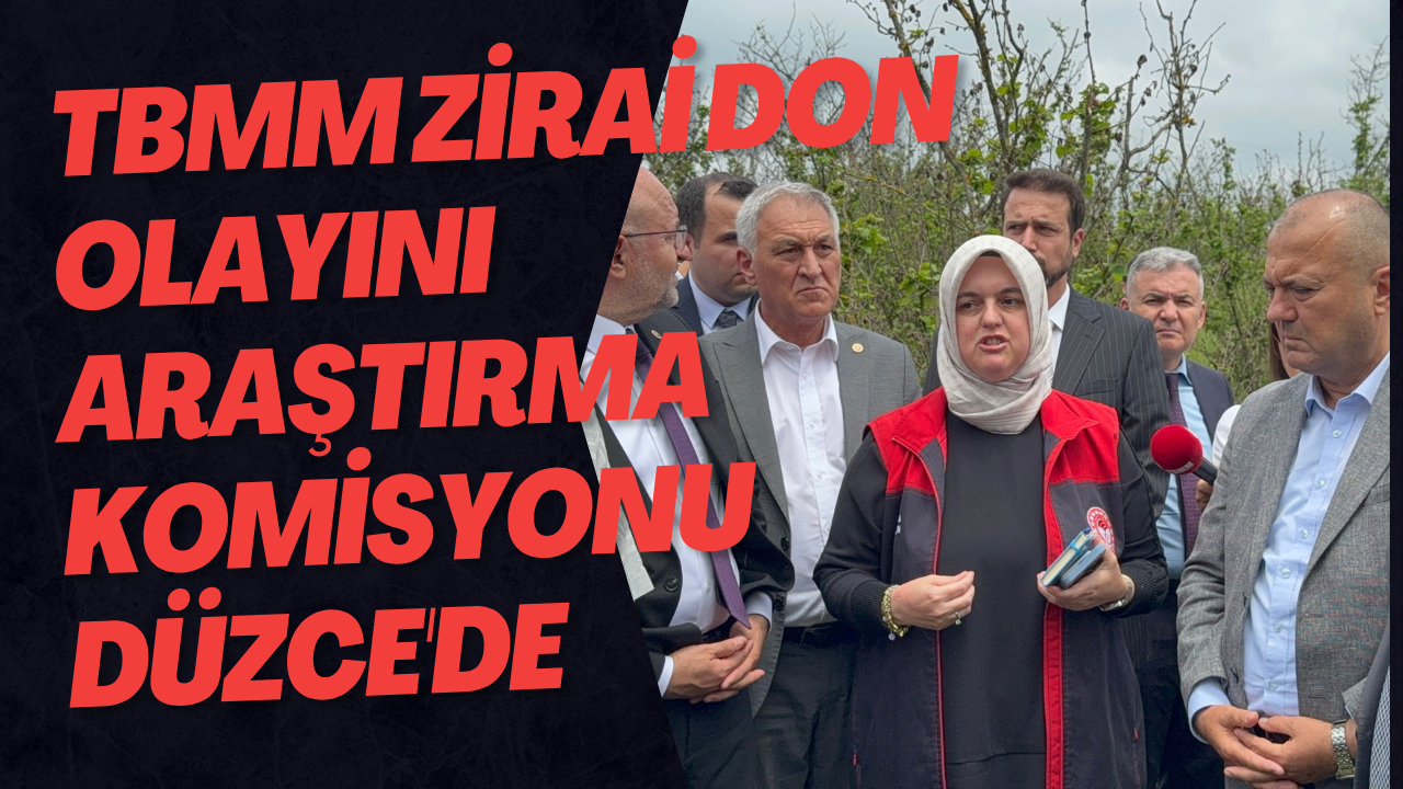 TBMM Zirai Don Olayını Araştırma Komisyonu Düzce'de
