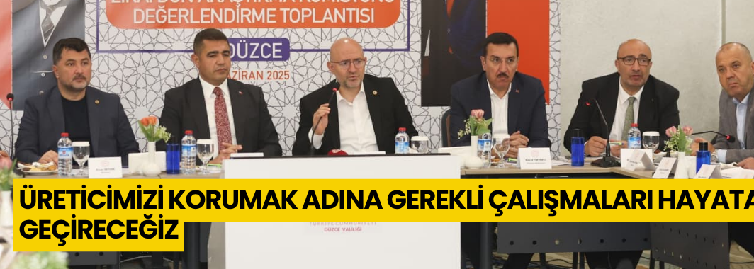 Düzce, Bolu ve Sakarya'nın Zirai Don Değerlendirmeleri Yapıldı