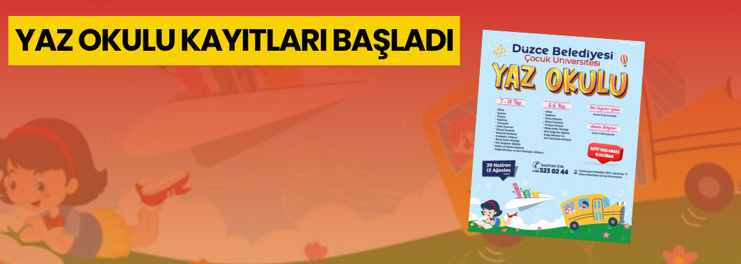 Yaz Okulu Kayıtları Başladı
