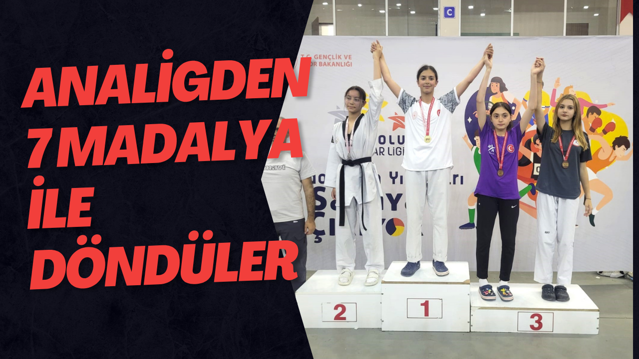 Analigden 7 Madalya İle Döndüler