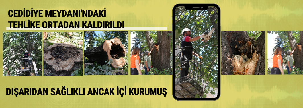 Cedidiye Meydanı’ndaki Tehlike Ortadan Kaldırıldı