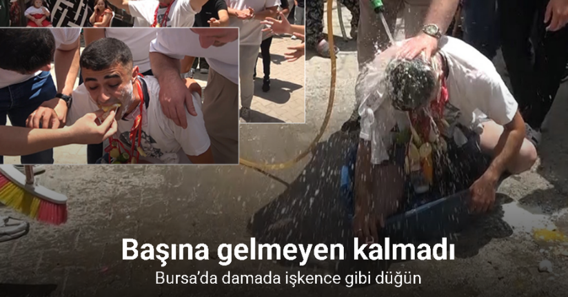 Bursa’da damada işkence gibi düğün...Başına gelmeyen kalmadı