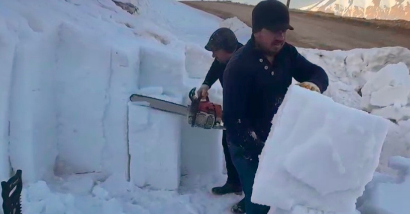 Kar kütlelerinin 3 bin metreden 40 derece sıcağa yolculuğu