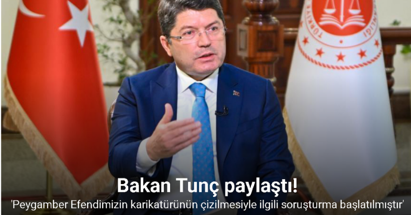 Adalet Bakanı Tunç: 