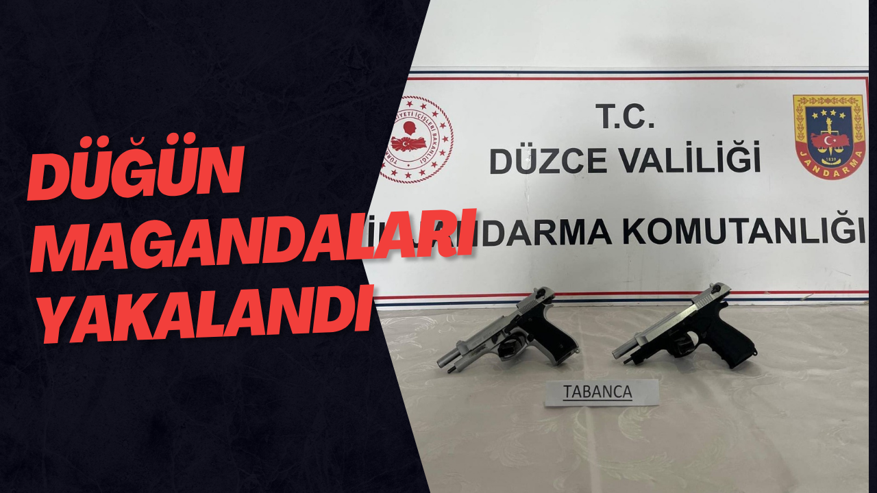 Düğün Magandaları Yakalandı