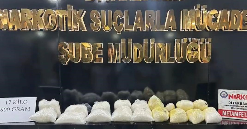 Diyarbakır’da 43 kilogram uyuşturucunun ele geçirildiği operasyonlarda 3 kişi tutuklandı