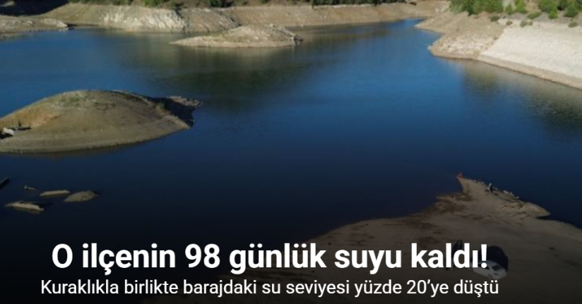 Yayladağı’nın 98 günlük suyu kaldı