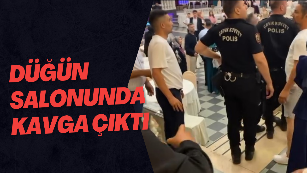 Düğün Salonunda Kavga Çıktı