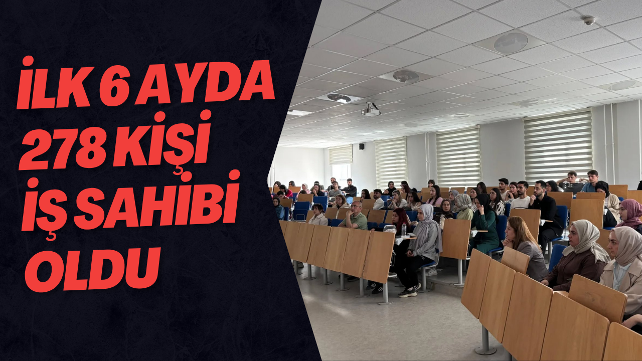 İlk 6 Ayda 278 Kişi İş Sahibi Oldu